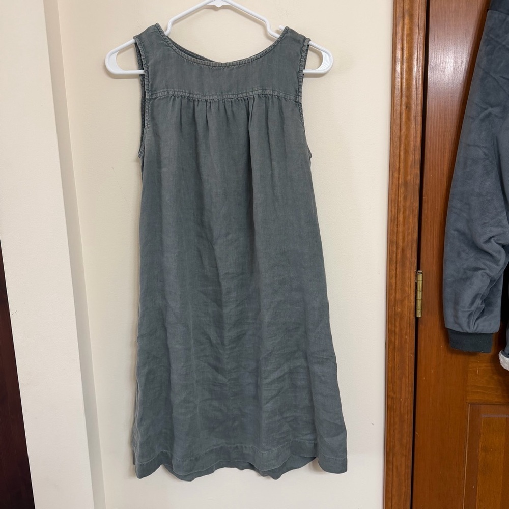 Cynthia Rowley Linen Chambray Sleeveless Top